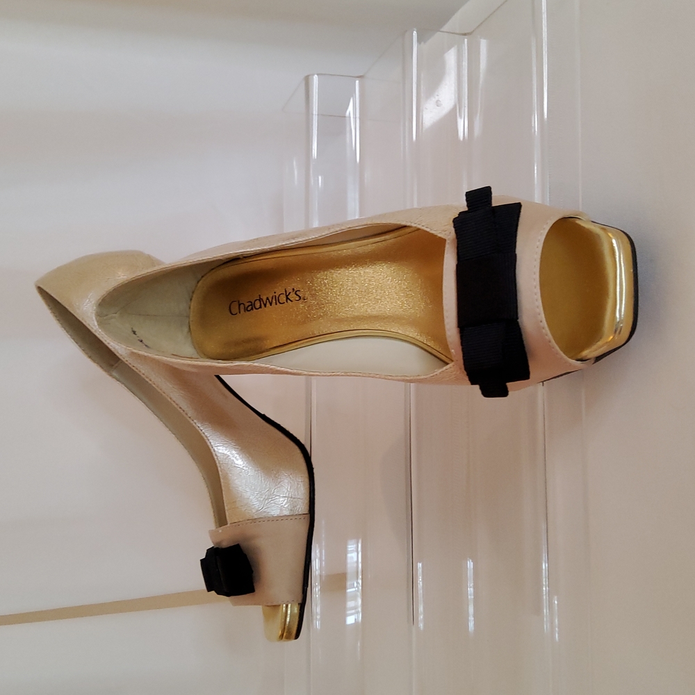 Vintage Peep Toe Pumps by Chadwick's